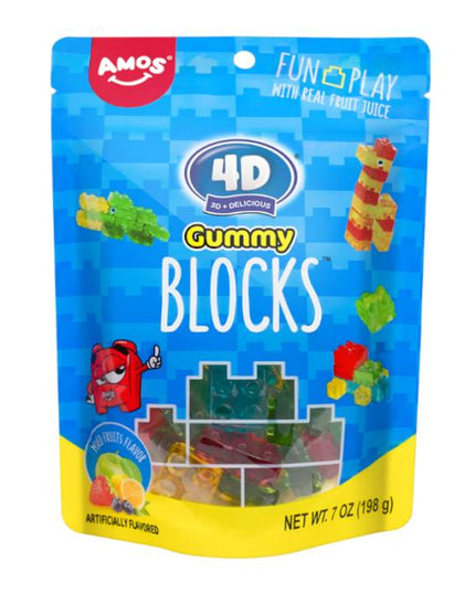 Amos 4D Gummy Blocks 72g