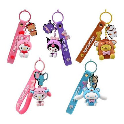 Sanrio - Keychain with Hand Strap - Animal Series (SELECT OPTION)