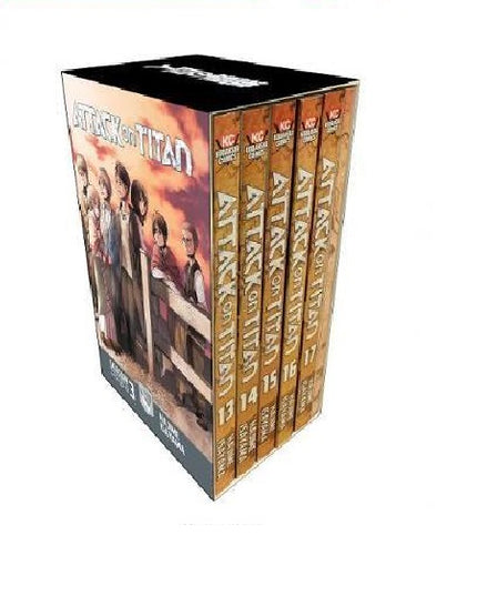 Attack On Titan Season 3 Part 1 Manga Box Set (Volumes 13 - 17)
