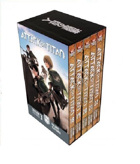 Attack On Titan Season 3 Part 2 Manga Box Set (Volumes 18 - 22)