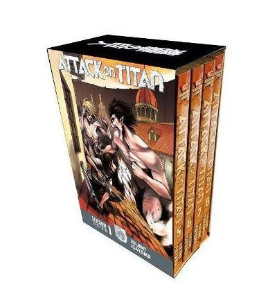 Attack On Titan Manga Box Set 2 (Volumes 5, 6, 7, 8)