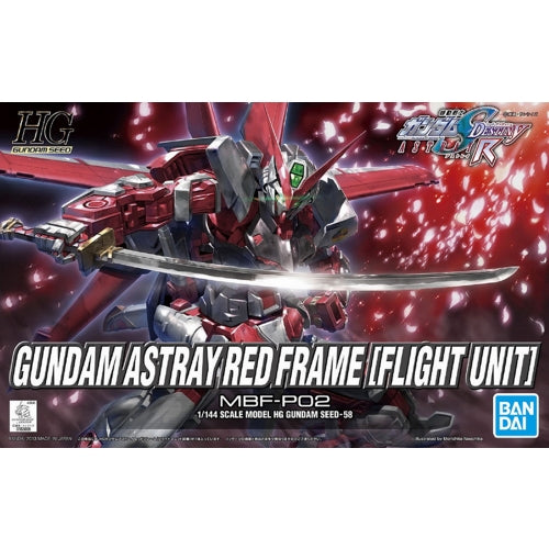 1/144 HG SEED - Gundam Astray Red Frame (Flight Unit) - Gundam Model Kit (BANDAI)