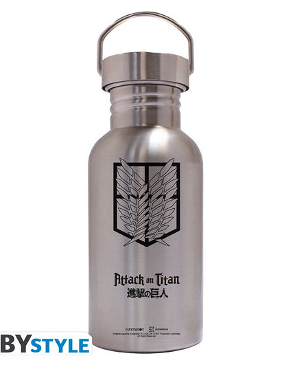 Attack on Titan - Scout Regim Badge - Canteen Stainless Steel Bottle (ABYSSE)