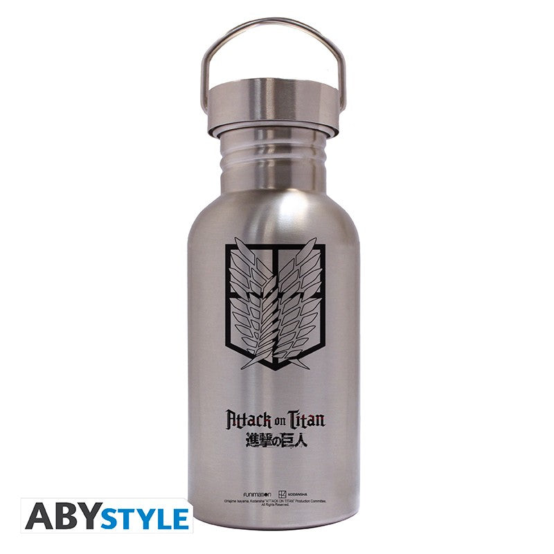 Attack on Titan - Scout Regim Badge - Canteen Stainless Steel Bottle (ABYSSE)