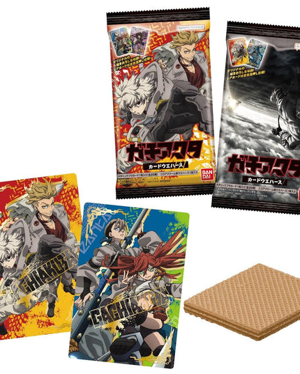 Gachiakuta - Metallic Collector Cards and Chocolate Cream Wafer (BANDAI)