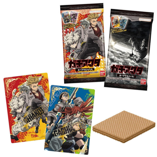 Gachiakuta - Metallic Collector Cards and Chocolate Cream Wafer (BANDAI)