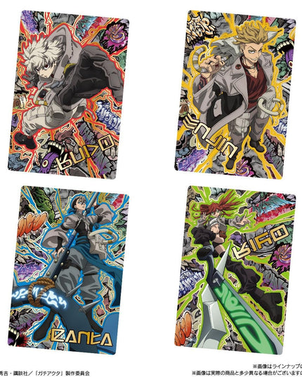 Gachiakuta - Metallic Collector Cards and Chocolate Cream Wafer (BANDAI)