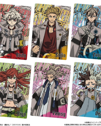 Gachiakuta - Metallic Collector Cards and Chocolate Cream Wafer (BANDAI)