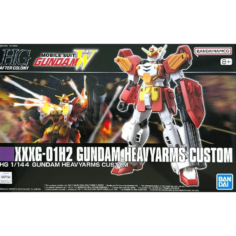 1/144 HG XXXG-01H2 Gundam Heavyarms Customs Gundam Model Kit (BANDAI)