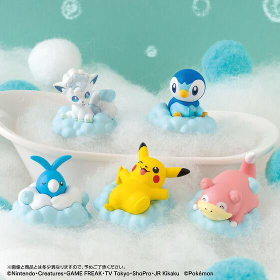 Pokemon - Bikkura Tamago Bubble Fever: Let's All Play With Bubbles - Bath Bomb and Figures (BANDAI)
