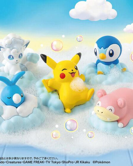 Pokemon - Bikkura Tamago Bubble Fever: Let's All Play With Bubbles - Bath Bomb and Figures (BANDAI)