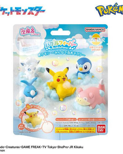 Pokemon - Bikkura Tamago Bubble Fever: Let's All Play With Bubbles - Bath Bomb and Figures (BANDAI)