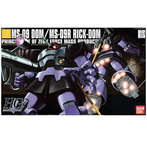 1/144 HG UC - MS-09 Dom/ MS-09R Rick-Dom - Gundam Model Kit (BANDAI)