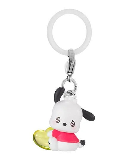 Sanrio Characters Heart Mejirushi Emo-Kyun Keychains (BANDAI)