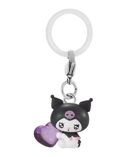 Sanrio Characters Heart Mejirushi Emo-Kyun Keychains (BANDAI)