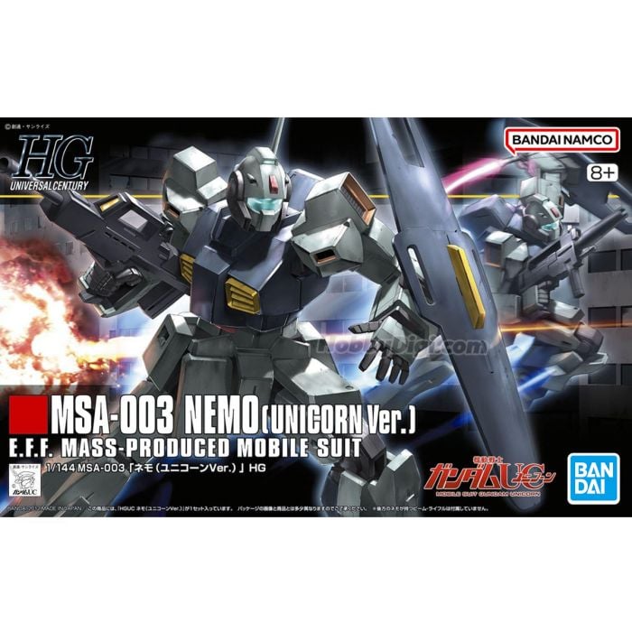 1/144 HG MSA-003 Nemo [Unicorn Version] Gundam Model Kit (BANDAI)