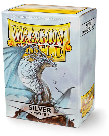 Dragon Shield Standard Sleeves – Matte Silver