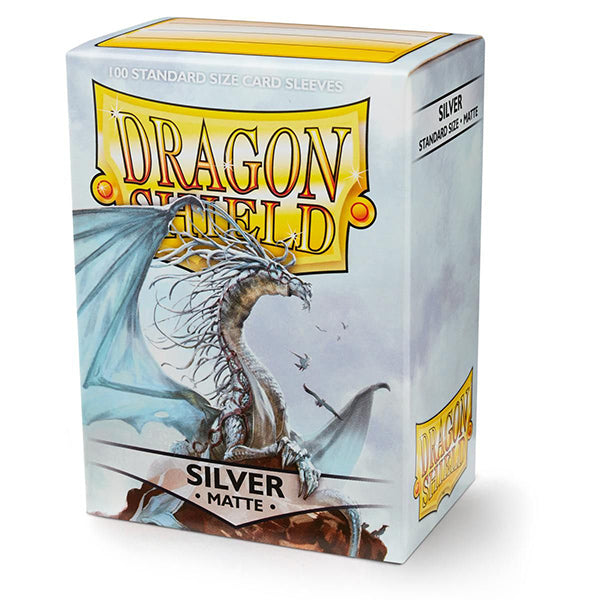 Dragon Shield Standard Sleeves – Matte Silver