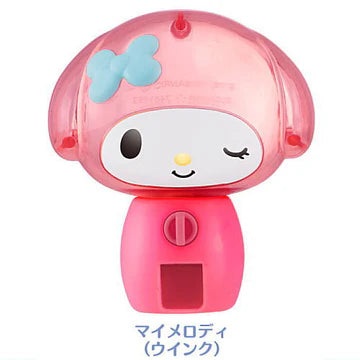 PAST BEST BEFORE : Sanrio Characters Ouchide Gumball Machine with Ramune Candy 8cm (BANDAI)