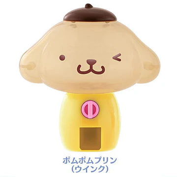 PAST BEST BEFORE : Sanrio Characters Ouchide Gumball Machine with Ramune Candy 8cm (BANDAI)