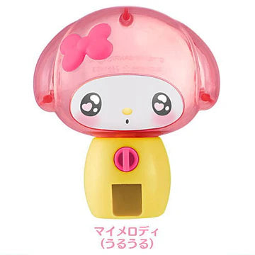 PAST BEST BEFORE : Sanrio Characters Ouchide Gumball Machine with Ramune Candy 8cm (BANDAI)