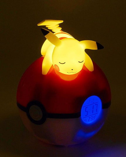 CLEARANCE - Pokemon - Pikachu Light-Up FM Alarm Clock (NEMESIS)