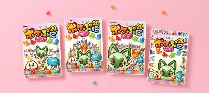 Pokemon - Pokemon Puni Gummy Candy B (LOTTE)