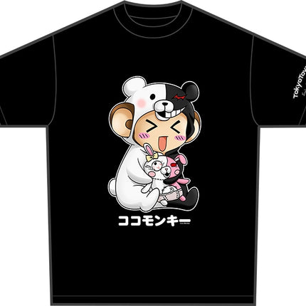 TokyoToys Exclusive Fashion - 'Cokuma' T-Shirt (Monokuma Cosplay Coco Monkey)