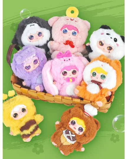 Kimipapa - Animal Themed Plush Charms Blind Box
