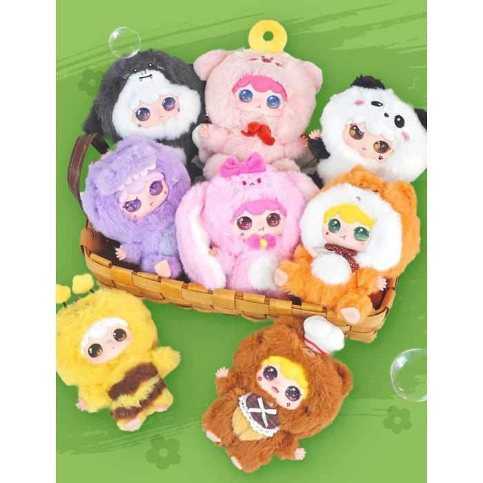 Kimipapa - Animal Themed Plush Charms Blind Box