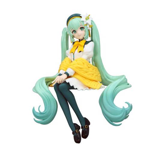 Hatsune Miku - Flower Fairy Lily White Ver. Noodle Stopper PVC Statue 14 cm (FURYU)