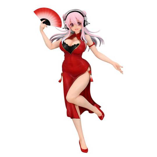 Super Sonico Trio-Try-iT PVC Statue China Dress Ver. 21 cm (FURYU)