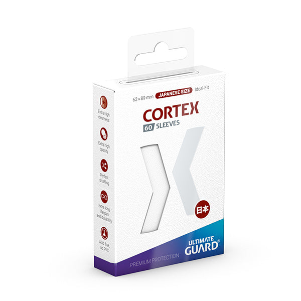 Ultimate Guard - Cortex Sleeves Japanese Size - White 60pk