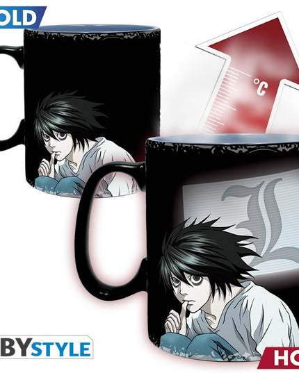 DEATH NOTE Heat Change Mug Kira & L King size (ABYSTYLE)