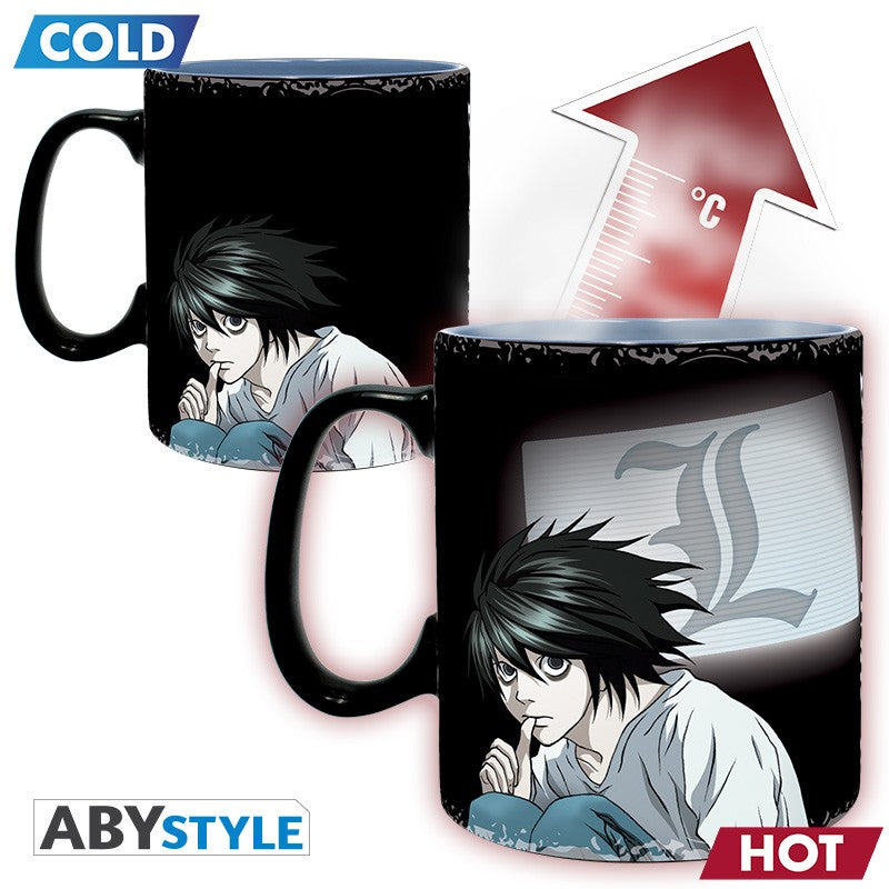 DEATH NOTE Heat Change Mug Kira & L King size (ABYSTYLE)