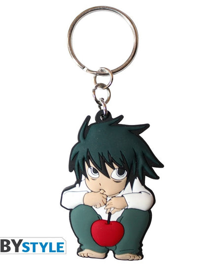 Death Note - Keychain PVC "L - Motif Logo Character" (ABYSTYLE ABYKEY072)