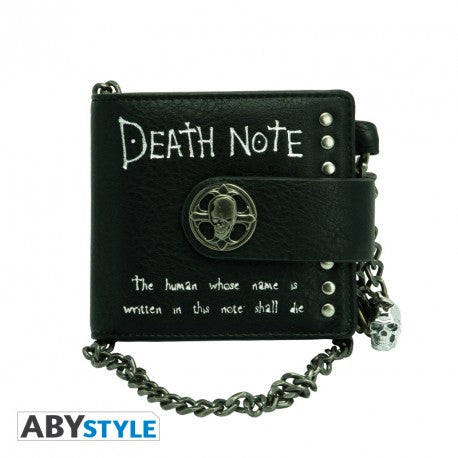 Death Note - Premium Wallet "Death Note & Ryuk" with Metal Chain (ABYBAG435)