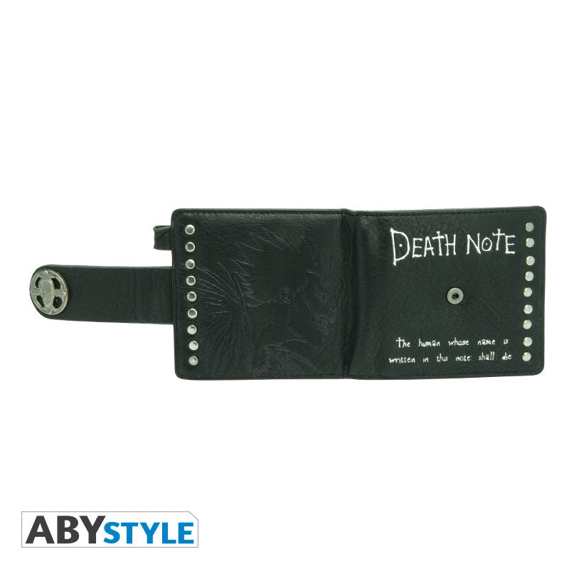 Death Note - Premium Wallet "Death Note & Ryuk" with Metal Chain (ABYBAG435)