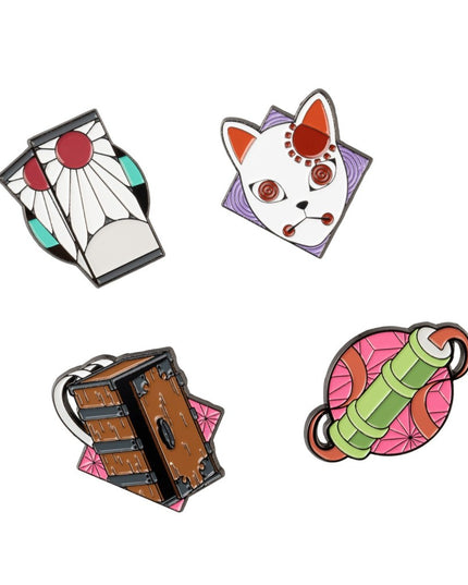 Demon Slayer - Set of 4 Pins (ERIK)