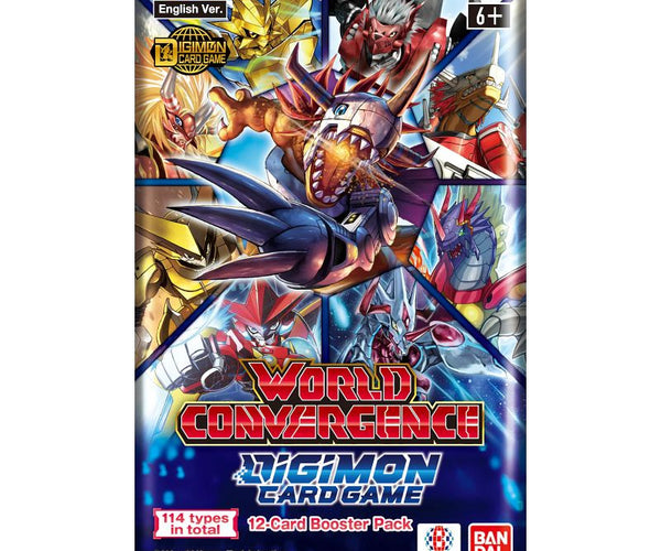 RELEASE 25th APRIL: Digimon World Convergence BT21: Booster Pack – TokyoToys