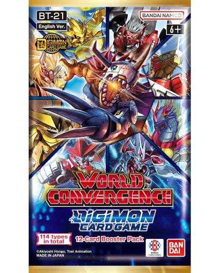 RELEASE 25th APRIL: Digimon World Convergence BT21: Booster Pack