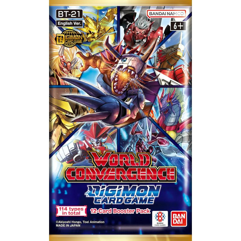 RELEASE 25th APRIL: Digimon World Convergence BT21: Booster Pack