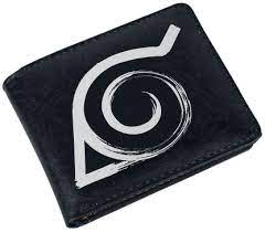 Naruto - Konoha Leaf Village Motif Bi-Fold Wallet w/Coin Purse (ABYBAG275)