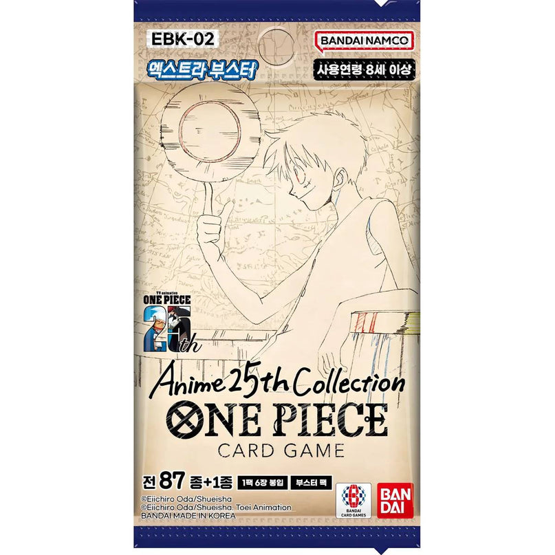 One Piece TCG - Anime 25th Collection *Korean Ver* EBK-02 Booster Pack