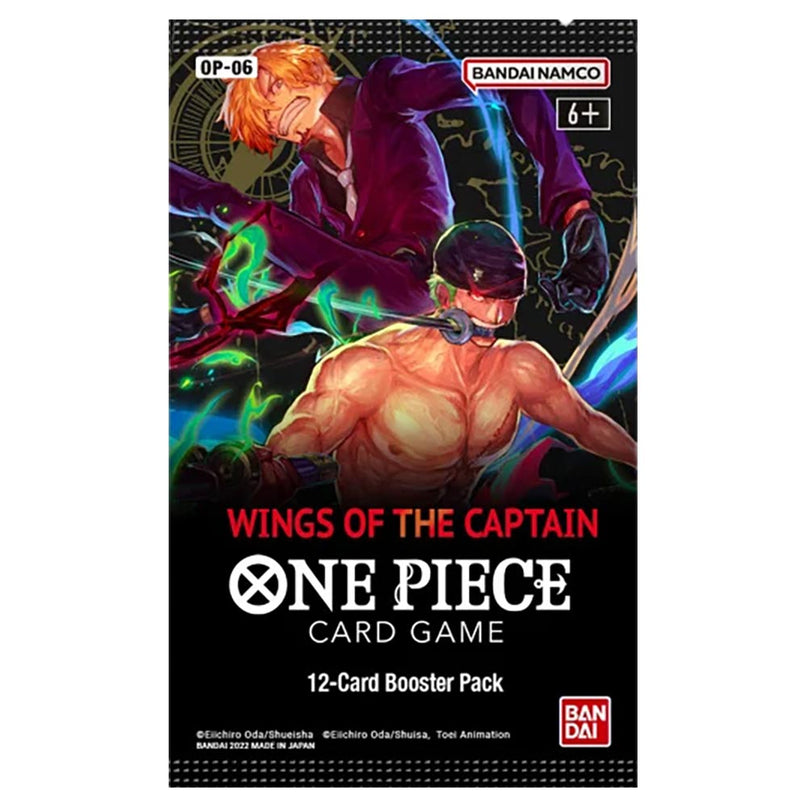 CHECK INSTORE - RELEASE 15th MAR 2024: One Piece TCG - Wings Of The Captain OP06 Booster Pack