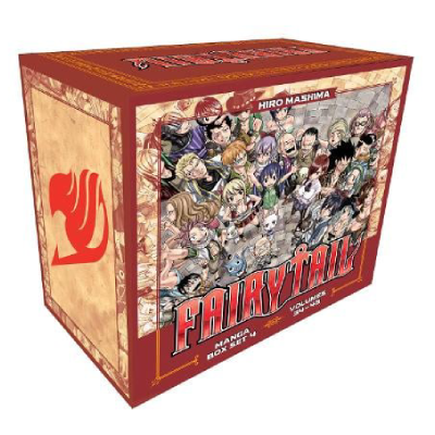 Fairy Tail Manga Box Set 4 Manga Books (Volumes 34-43)