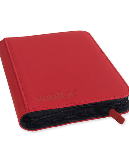 Vault X  - Exo-Tech Zip Binder 4 Pocket - RED