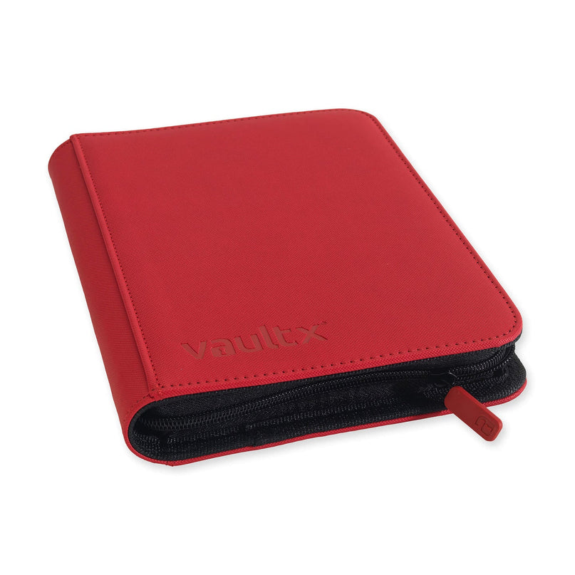 Vault X  - Exo-Tech Zip Binder 4 Pocket - RED