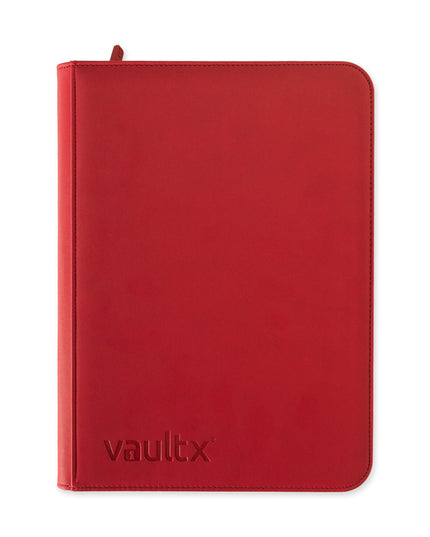 Vault X  - Exo-Tech Zip Binder 9 Pocket - RED