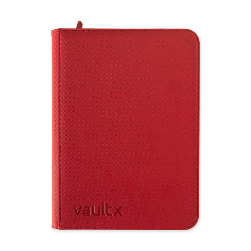 Vault X  - Exo-Tech Zip Binder 9 Pocket - RED